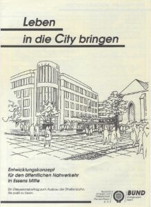 Titelseite des BUND-Konzepts zur Bahnhofstangente